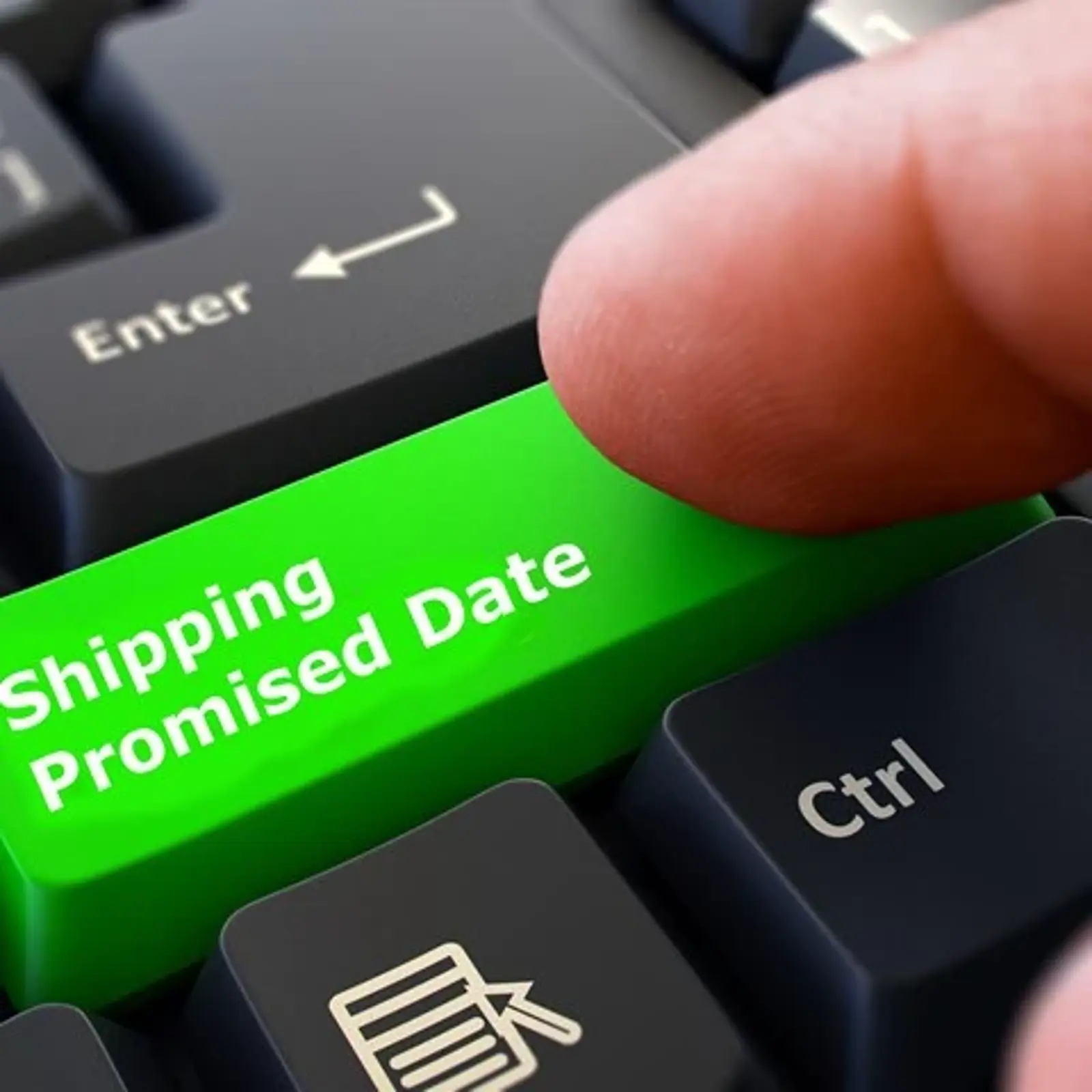 Shipping keyboard button